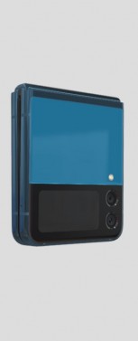Samsung Galaxy Z Flip3 5G باللون الأزرق الداكن (تصيير غير رسمي)
