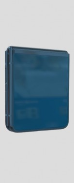 Samsung Galaxy Z Flip3 5G باللون الأزرق الداكن (تصيير غير رسمي)