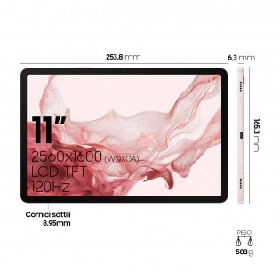المواد الترويجية لجهاز Samsung Galaxy Tab S8